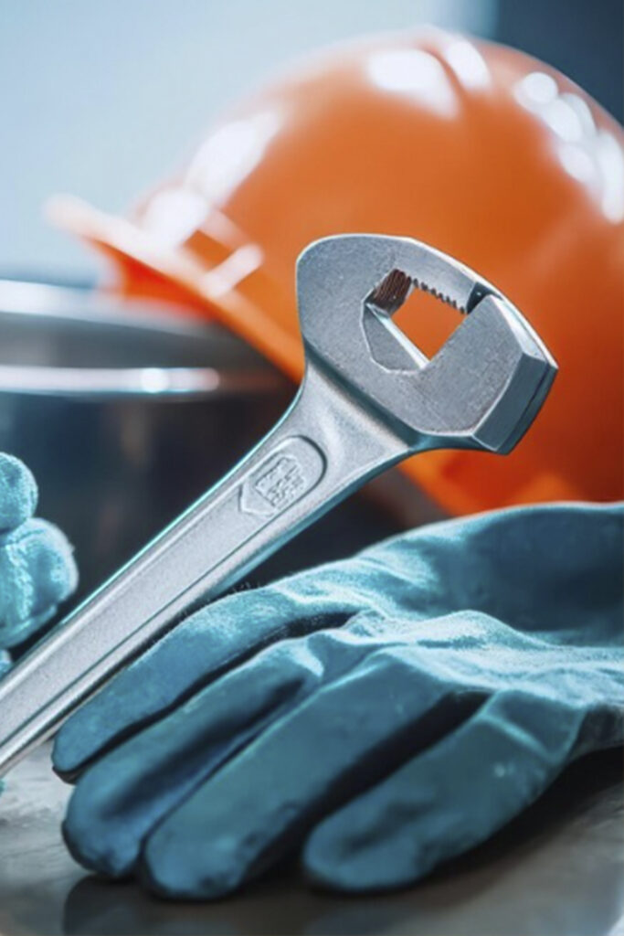 Home 4 view steel hammer with other construction elements tools copy